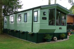 Classic green gravel boards