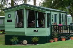 Classic green gravel boards