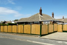 Timber Panels In Classic Green