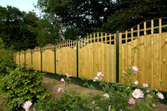 Timber Panels In Classic Green