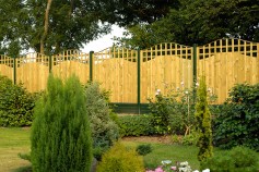 Timber Panels In Classic Green
