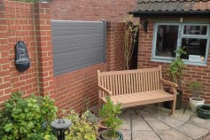 Graphite Woodgrain and Composite Bench